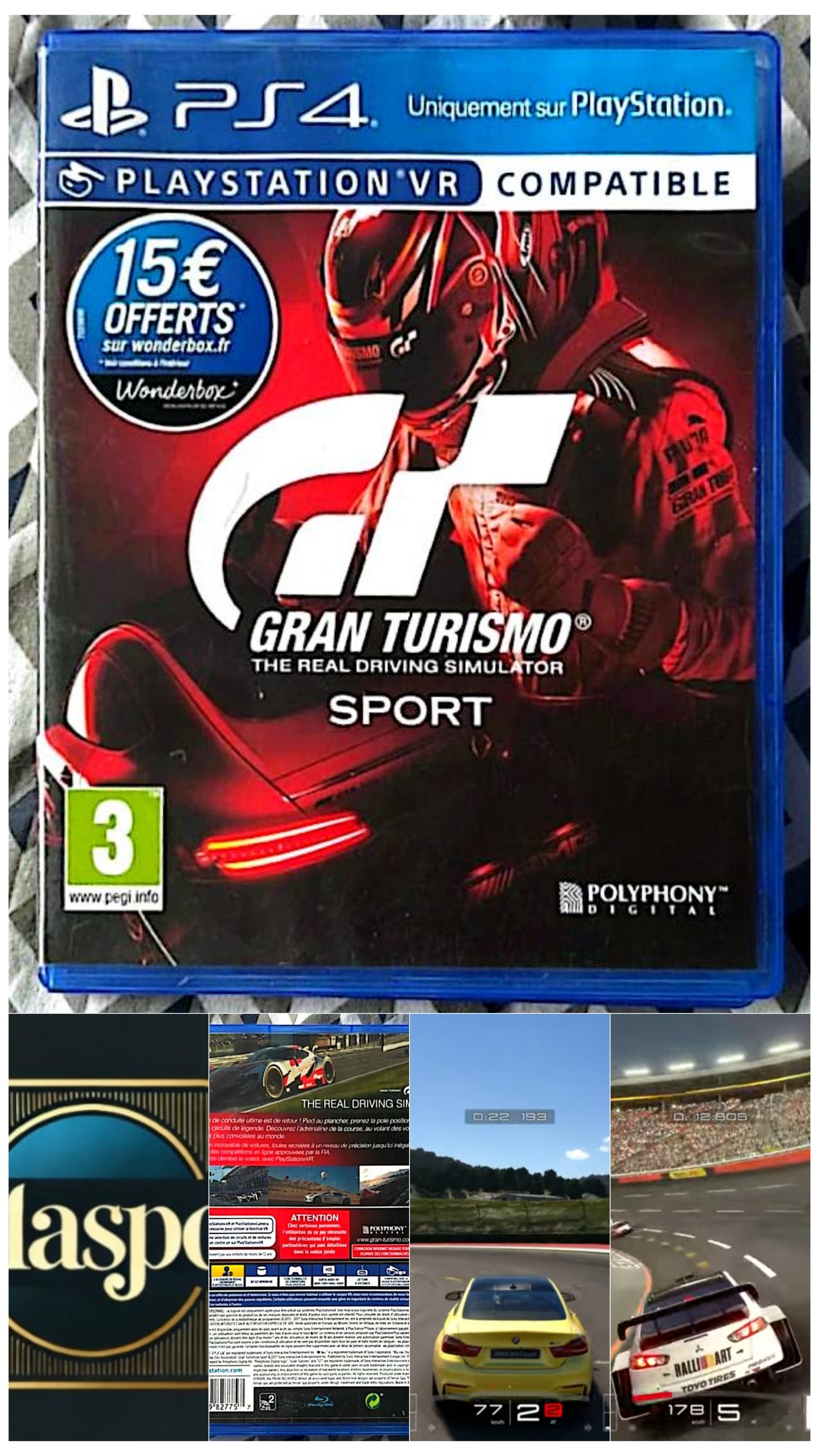 Jeu vidéo PS4 : GRAN TURISMO SPORT (Jeu ps4 GRAN TURISMO SPORT )