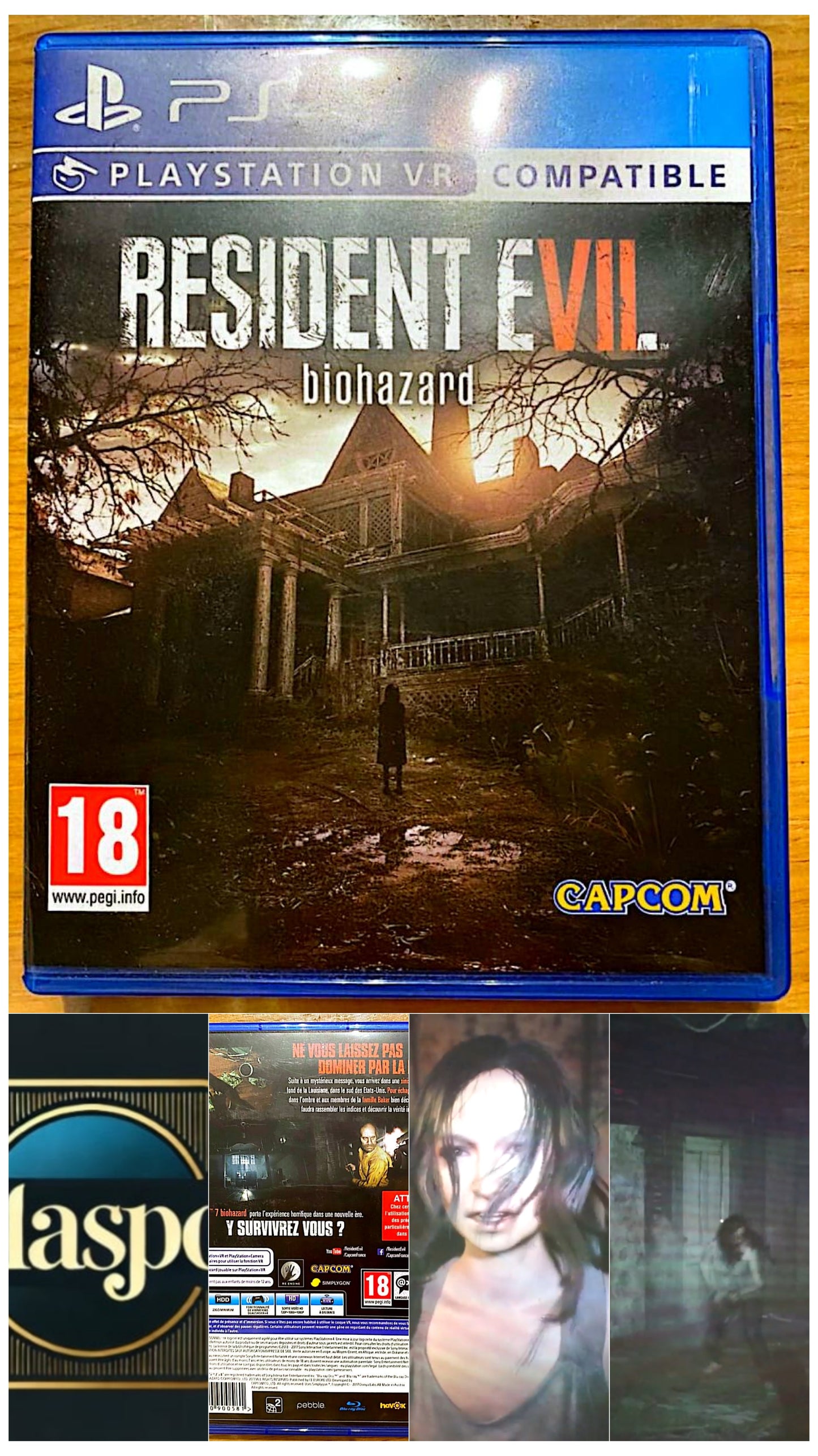 Jeu vidéo PS4 : résident evil biohazard (Jeu ps4 résident evil biohazard )