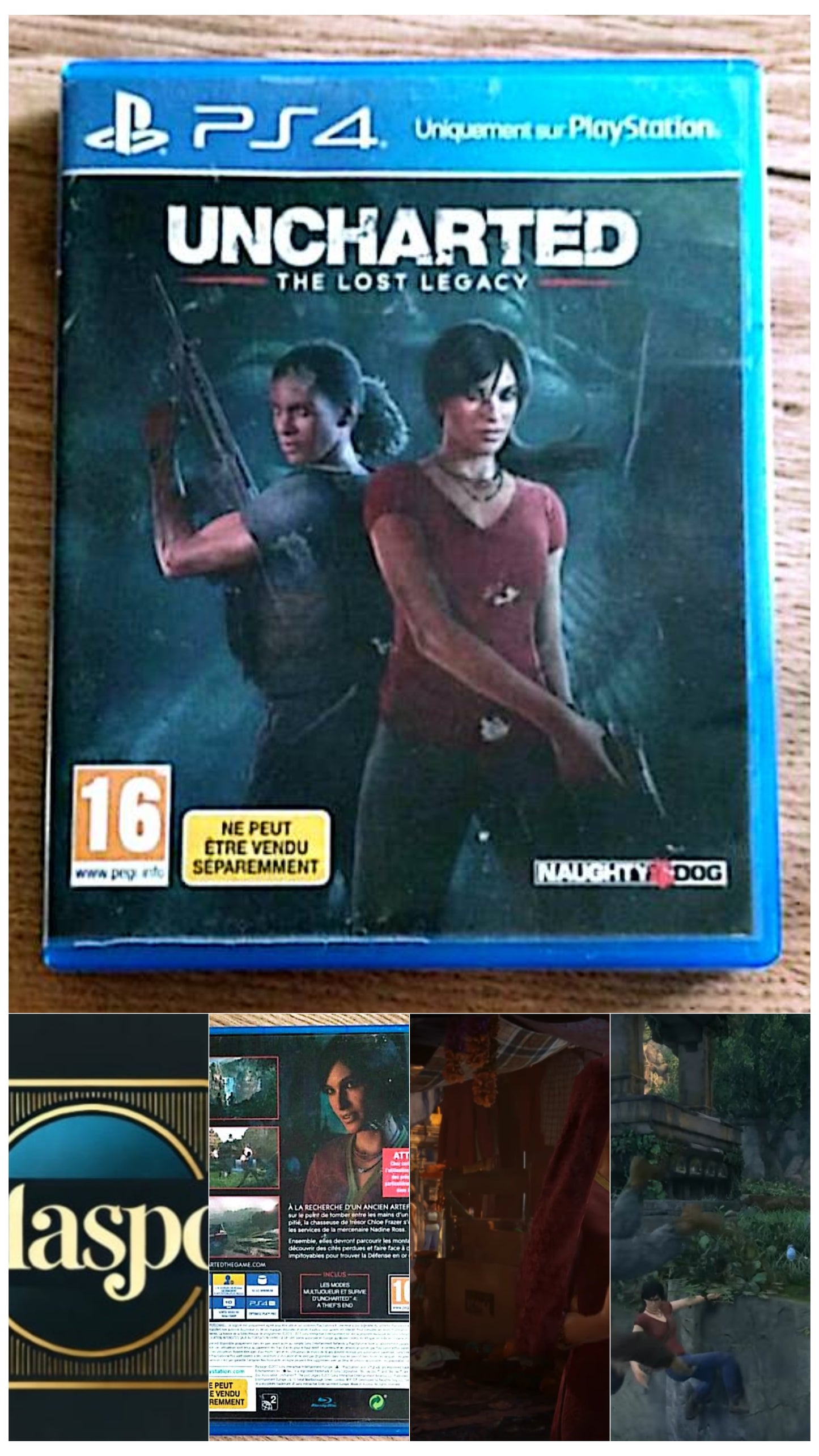 Jeu vidéo PS4 : Uncharted the Lost legacy