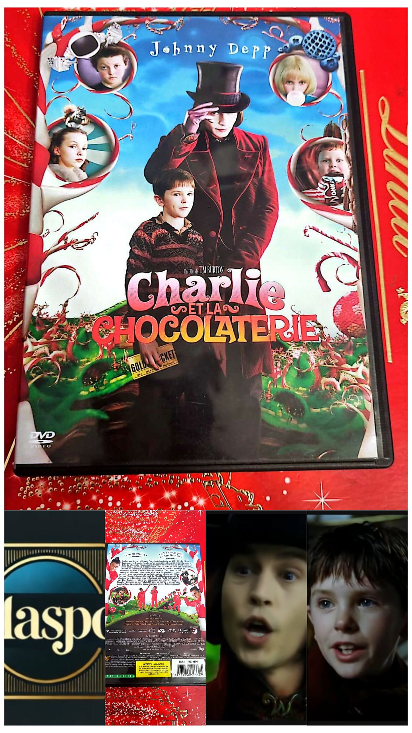 DVD : charlie et la chocolaterie