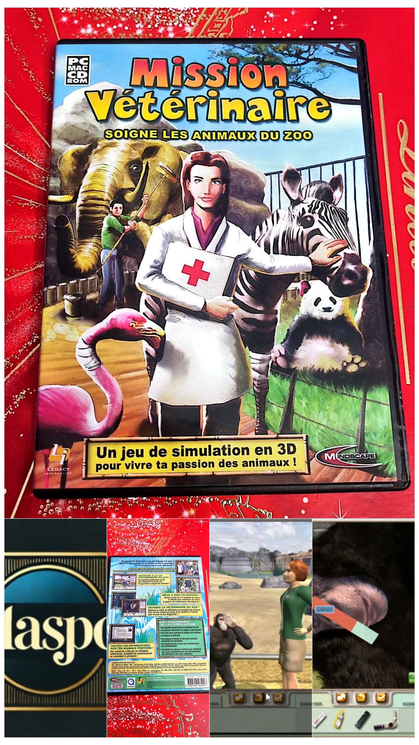 Jeu vidéo PC : mission vétérinaire soigne les animaux du zoo jeu pc