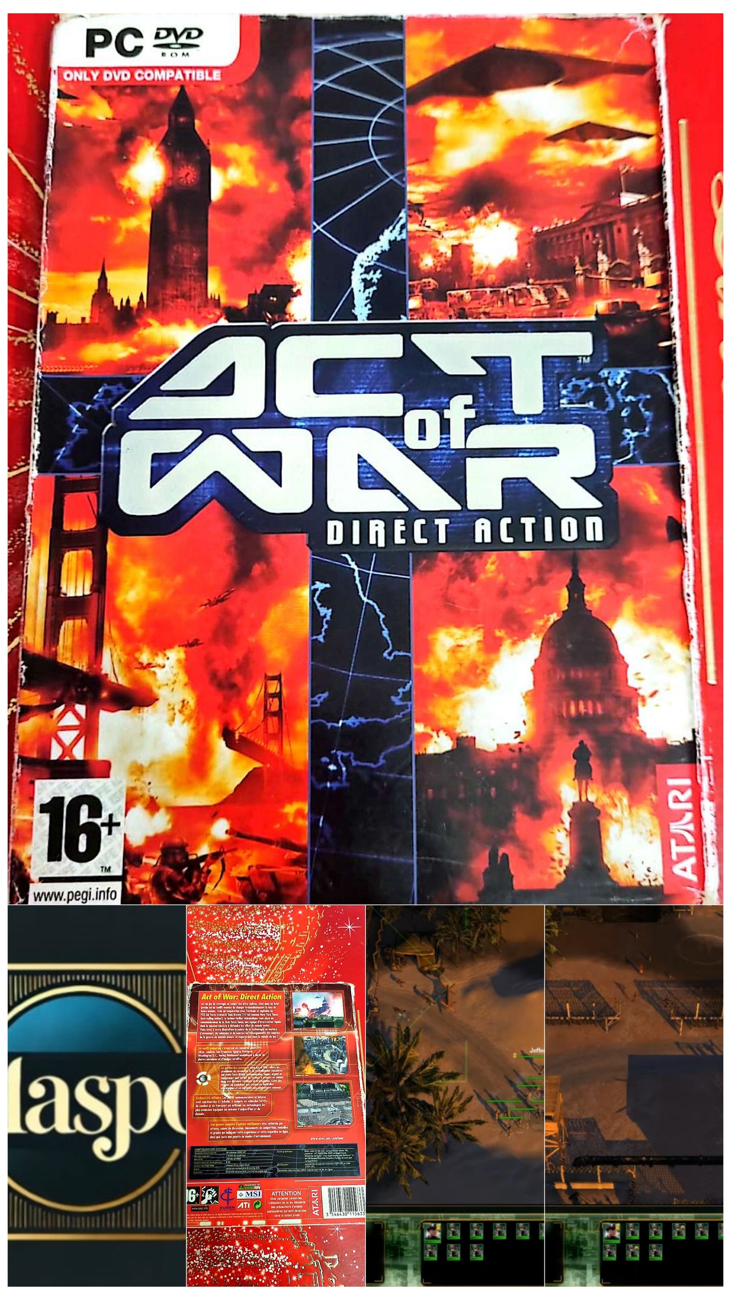 Jeu vidéo PC : act of war direct action jeu PC