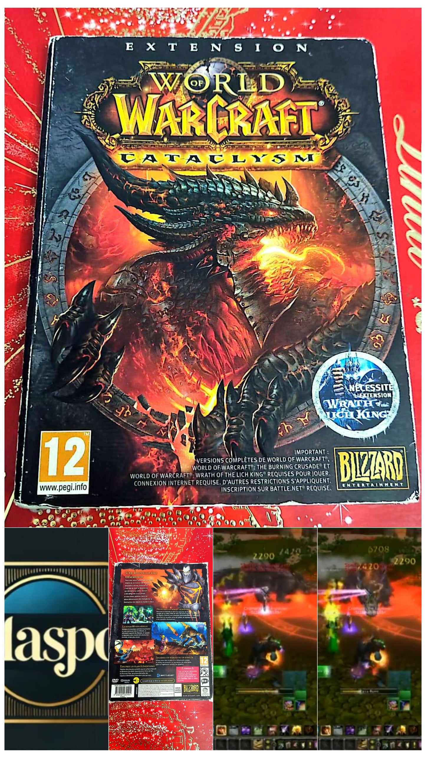 Jeu vidéo PC : world of warcraft cataclysme jeu PC