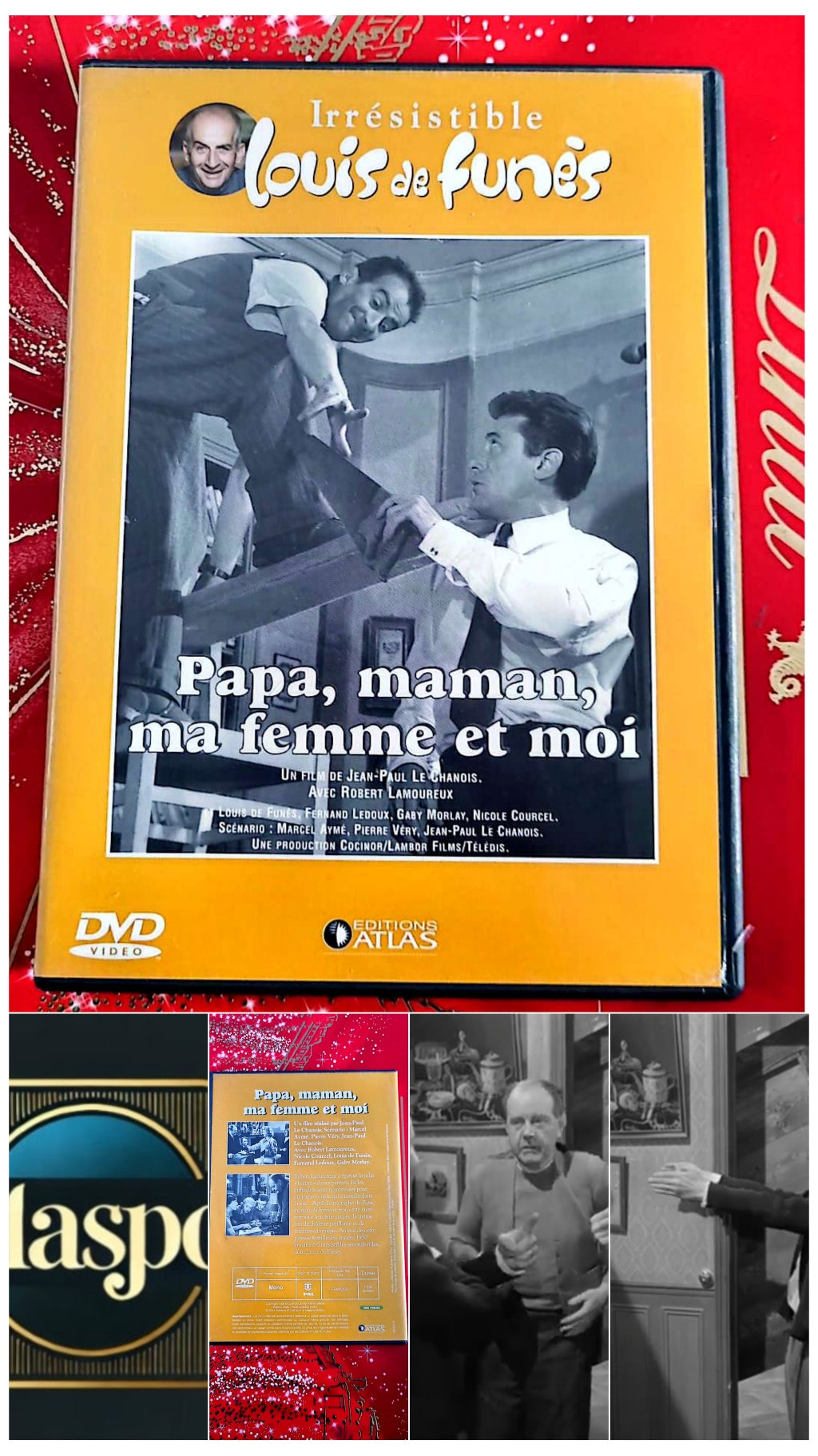 DVD irresistible Louis de funès papa, maman, ma femme et moi