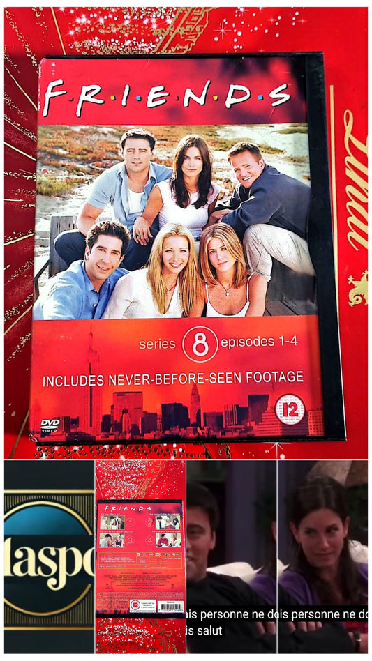 DVD friends series 8 épisodes 1 à 4