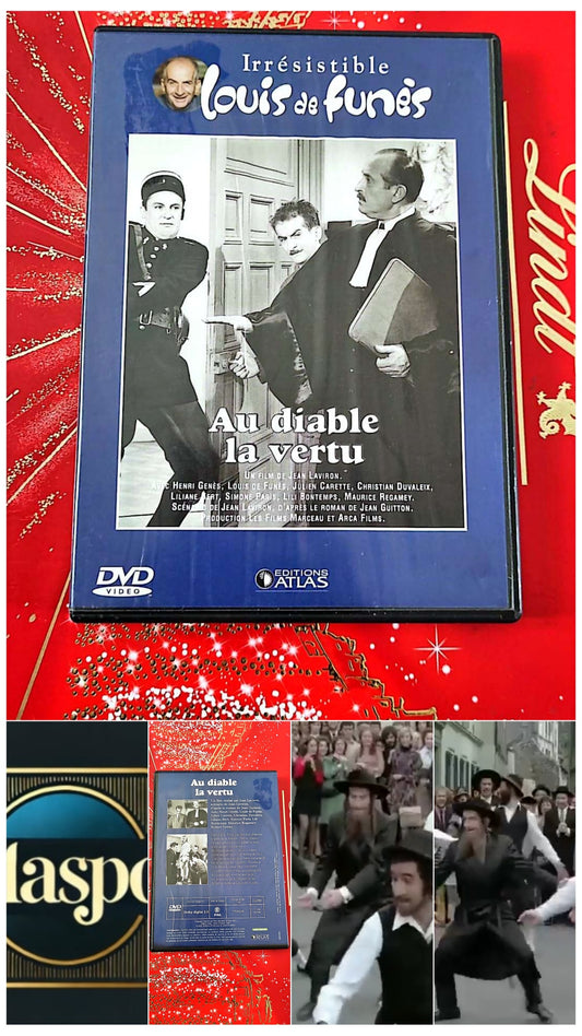 DVD irresistible Louis de funès Au Diable La Vertu