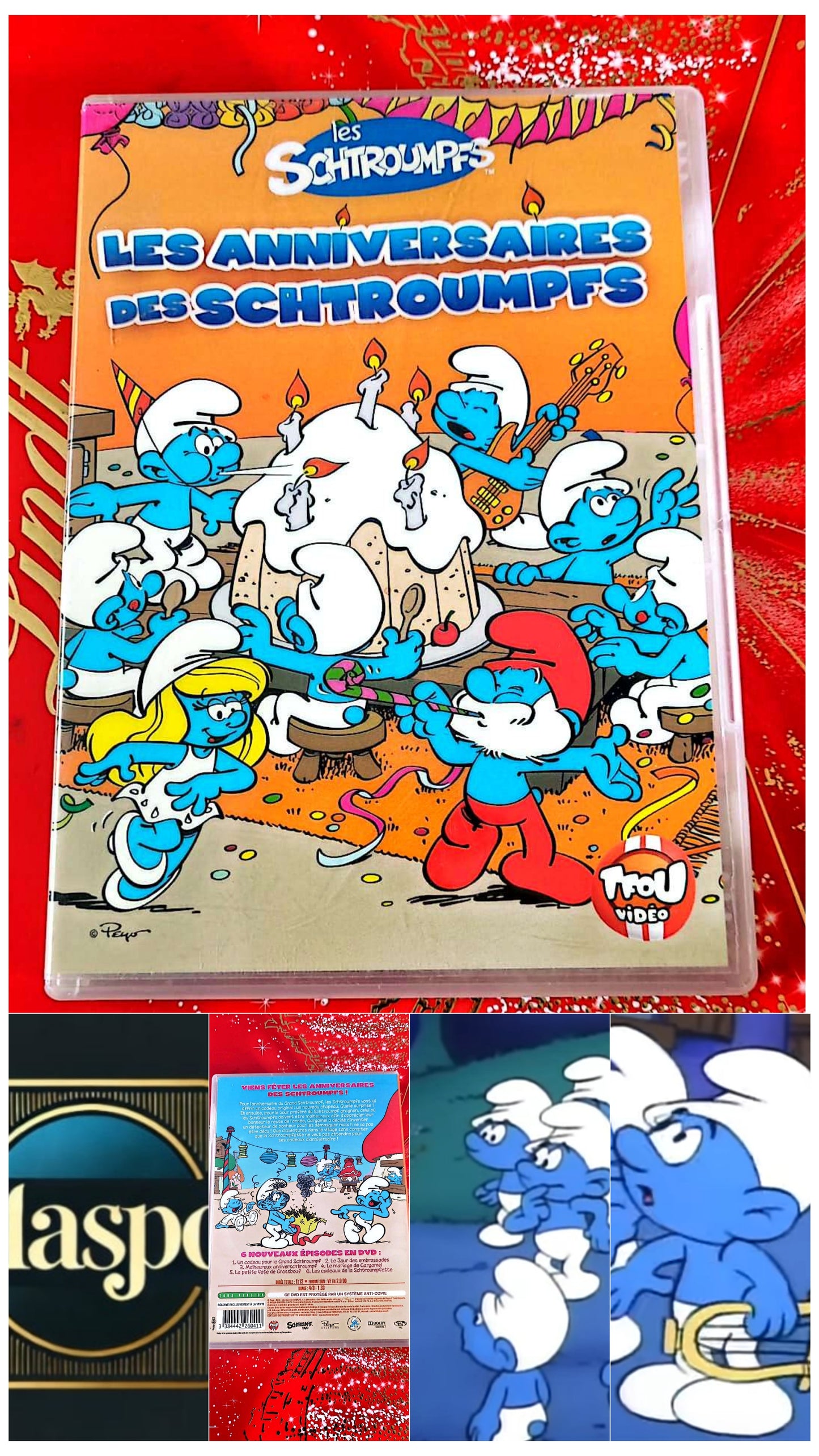 DVD : les anniversaires des Schtroumpfs