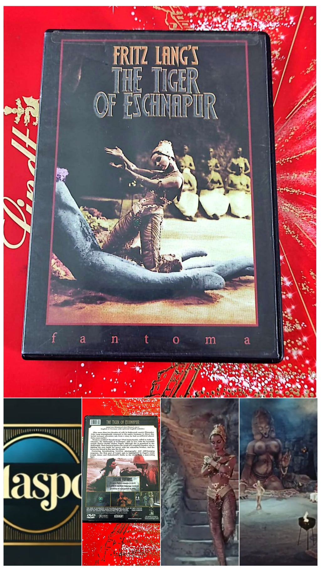 DVD fritz lang's the Tiger of Eschnapur