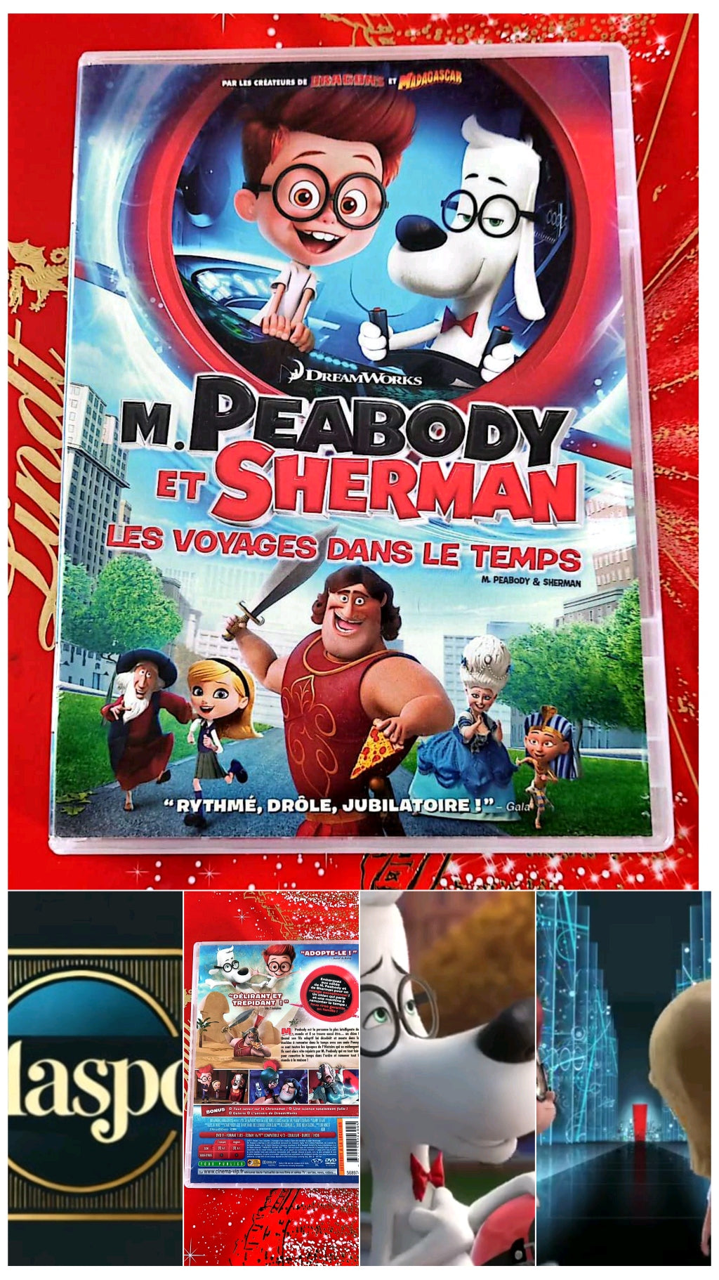DVD DreamWorks M. Peabody et Sherman les voyages dans le temps