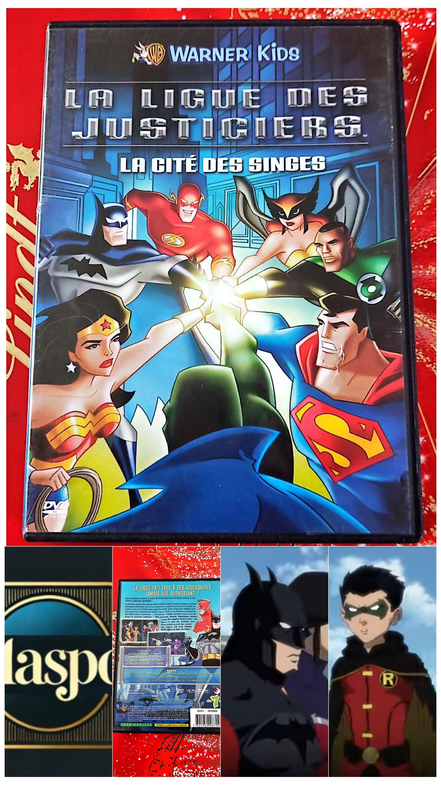 DVD : la ligue des justiciers la cité des singes