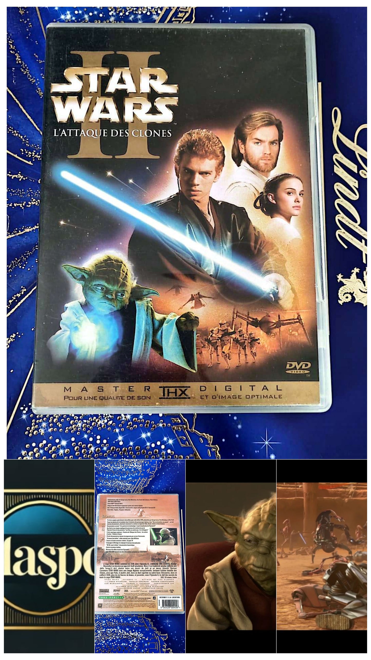 DVD Star Wars II l'attaque des clones