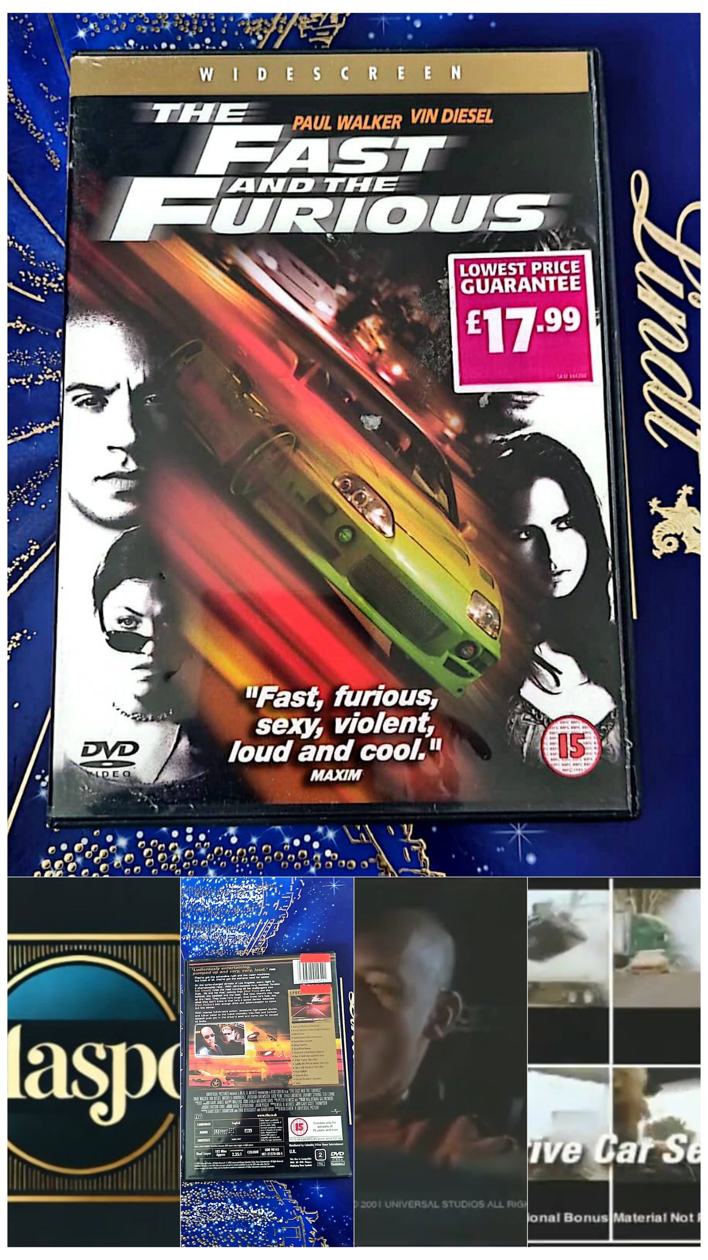 DVD fast and the Furious