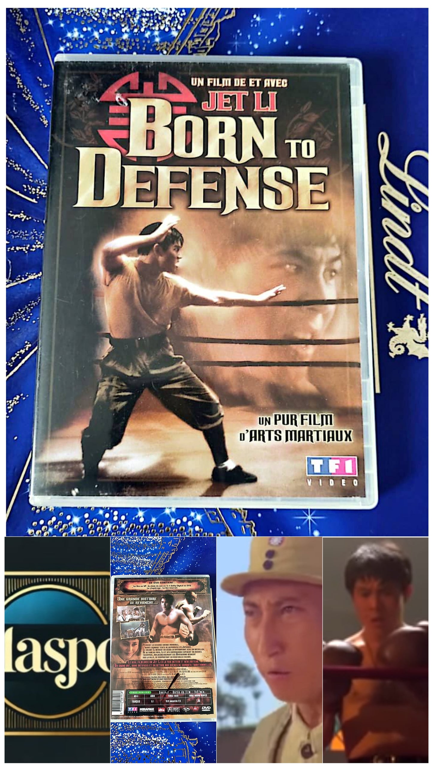 DVD : jet li born to defense en
