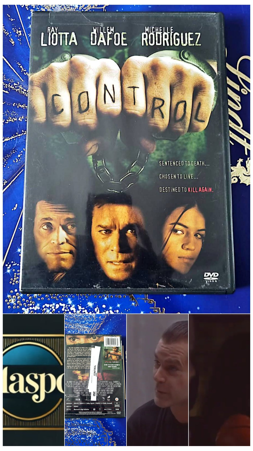 DVD ray liotta Willem Dafoe Michelle Rodriguez Control