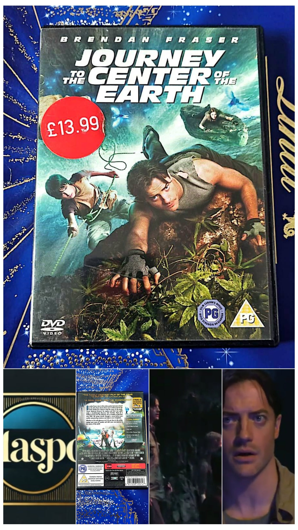 DVD brandan Fraser journey to the center of the earth