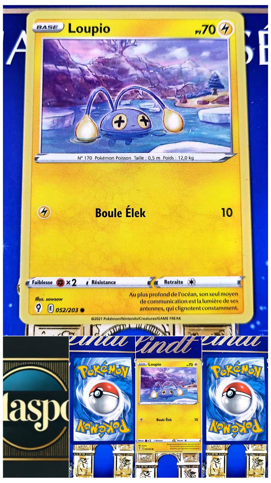 Carte Pokémon Loupio – PV 70 – Attaque Boule Élek – Édition Officielle