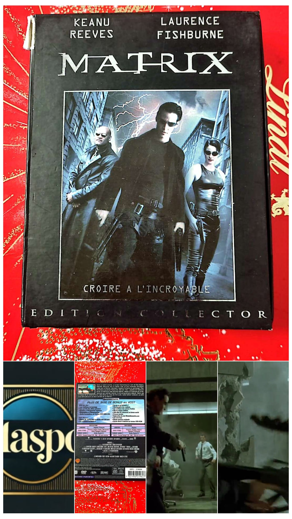 DVD Keanu Reeves Laurence Fishburne Matrix croire à l'incroyable