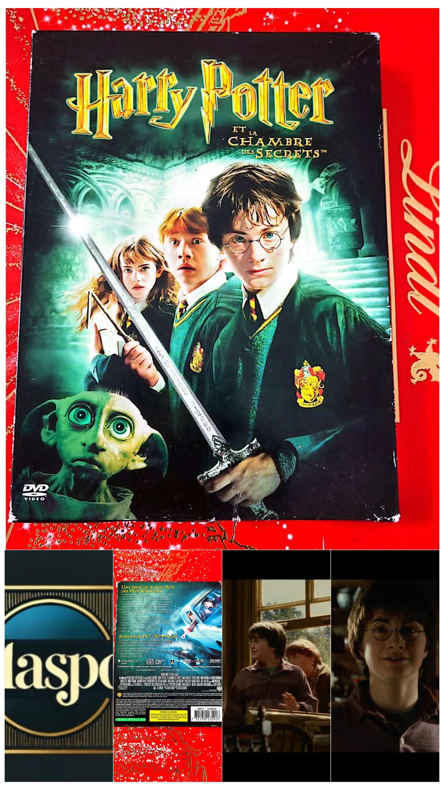 DVD : harry potter et la chambre des secrets en