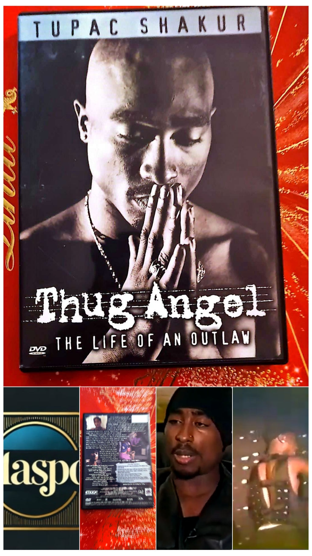 DVD Tupac Shakur thug angel the life of an outlaw