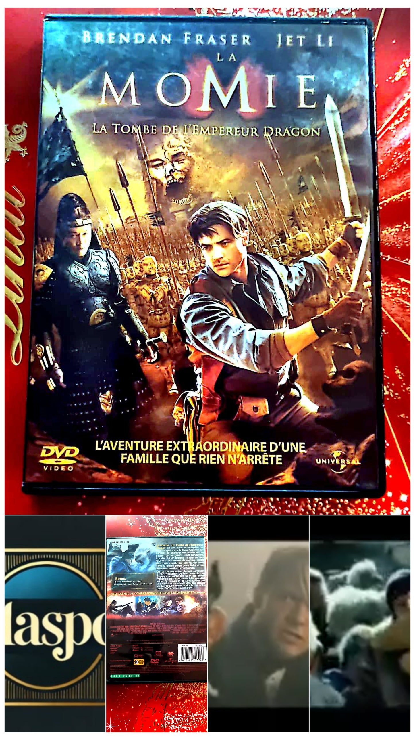 DVD la momie la tombe de l'empereur du dragon