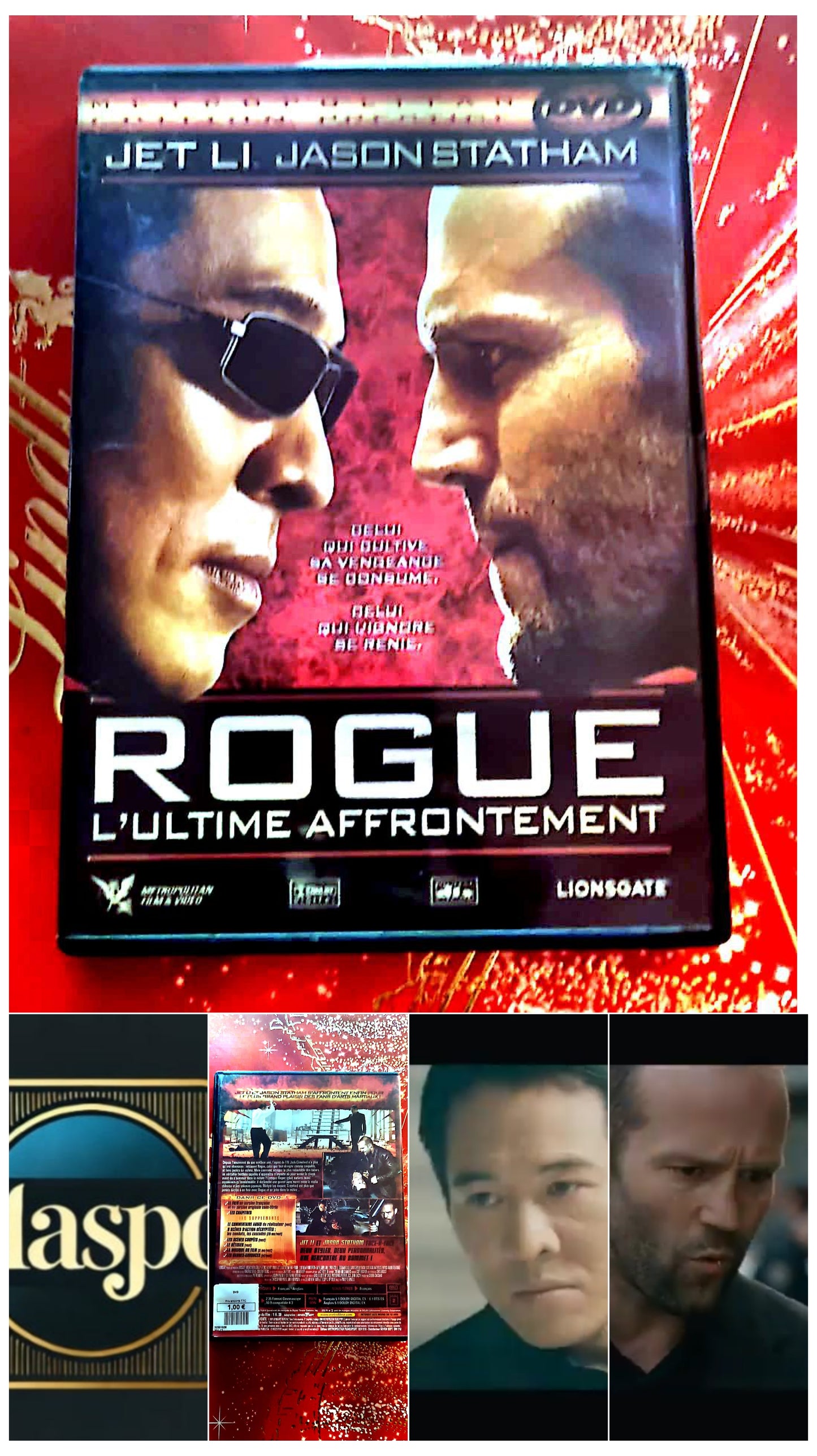 dvd jet li jason statham rogue l'ultime affrontement
