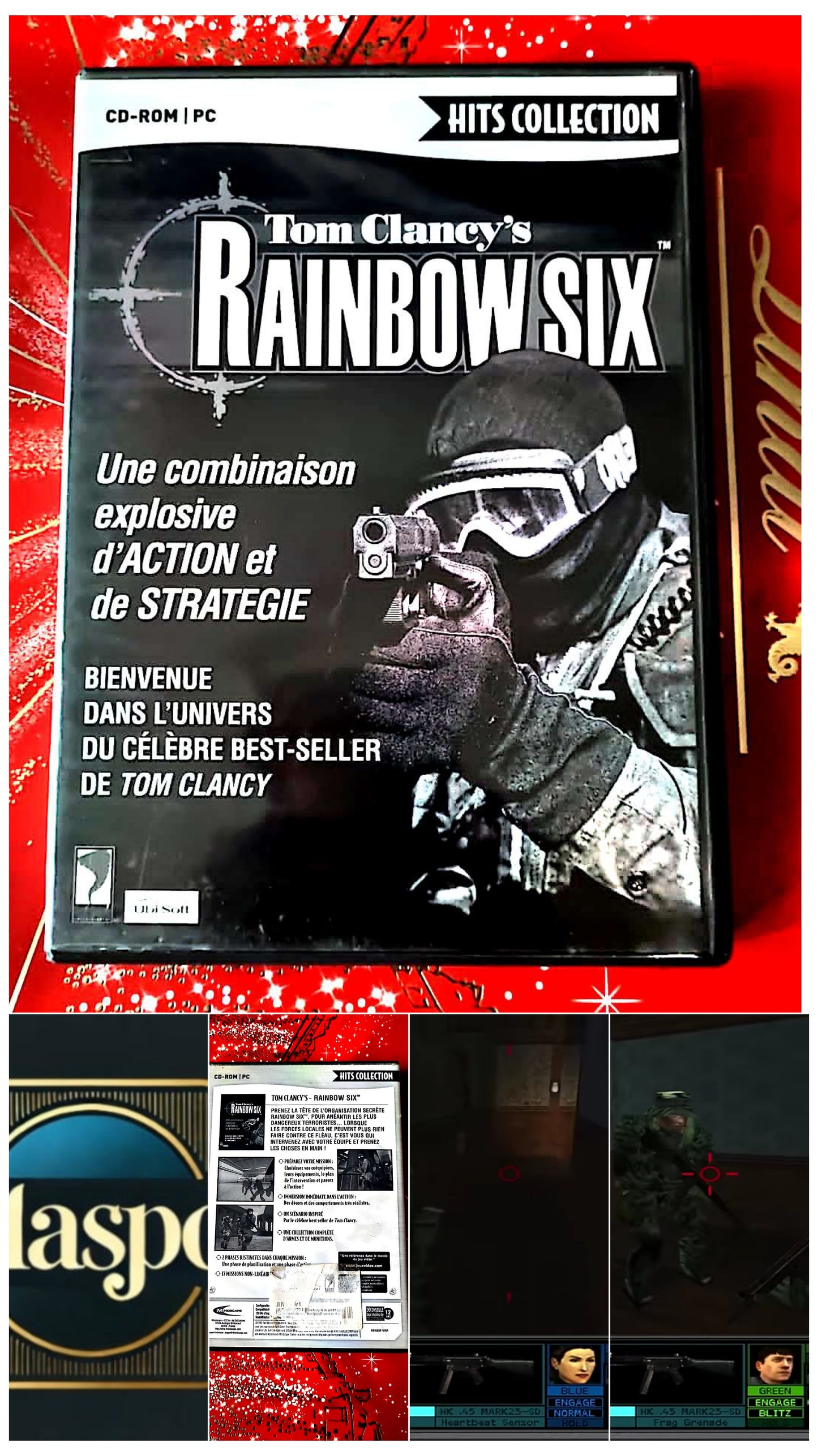 Jeu vidéo PC : hits collection tom clancy's rainbown six une combinaison explosive d'action et de strategie
