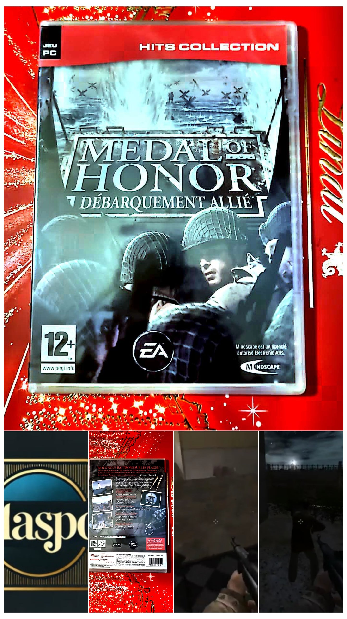 Jeu vidéo PC : hits collection medal of honor debarquement allié