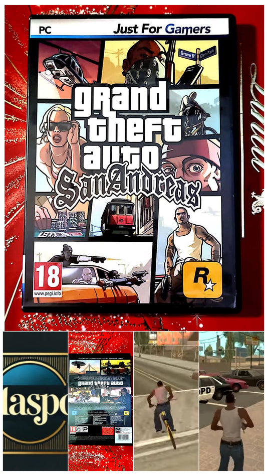Jeu vidéo PC : grand theft auto sans Andréas