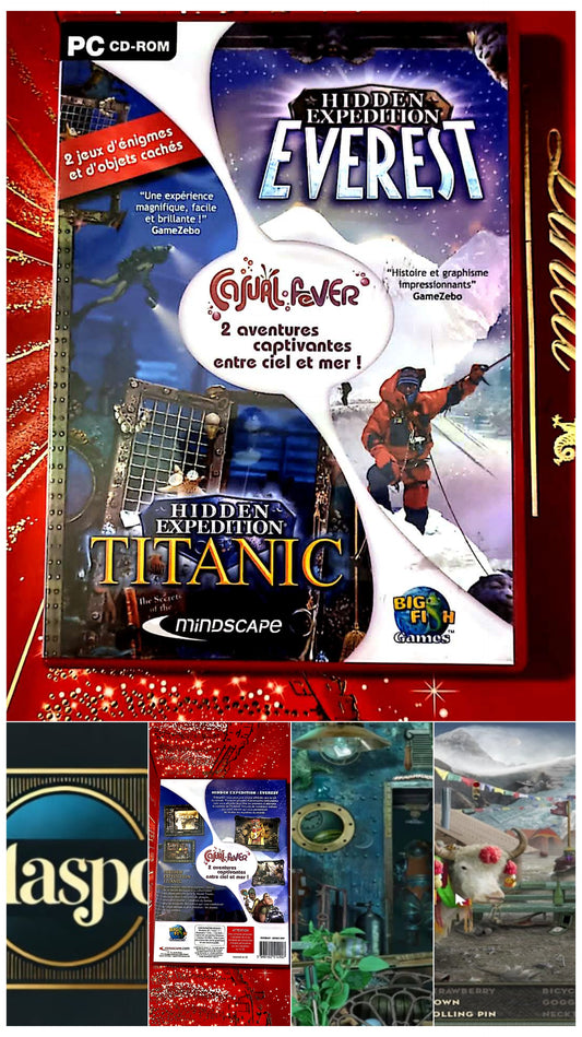 Jeu vidéo PC : hidden expedition everest & titanic