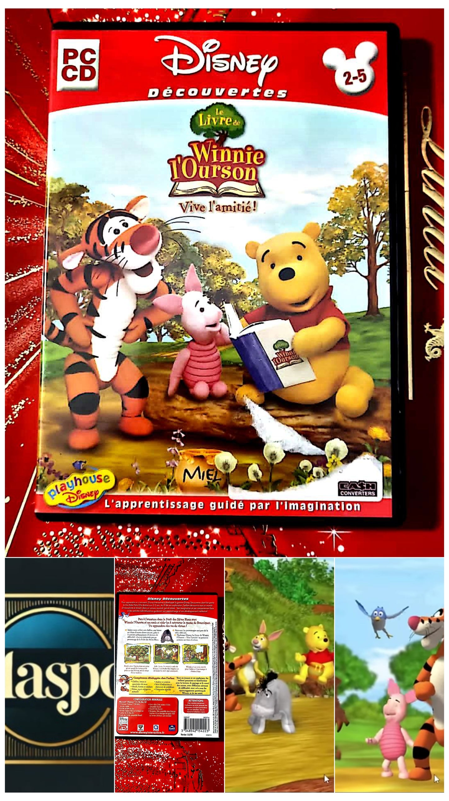 Jeu vidéo PC : disney decouvertes le livre de winnie l'ouron vive l'amitié