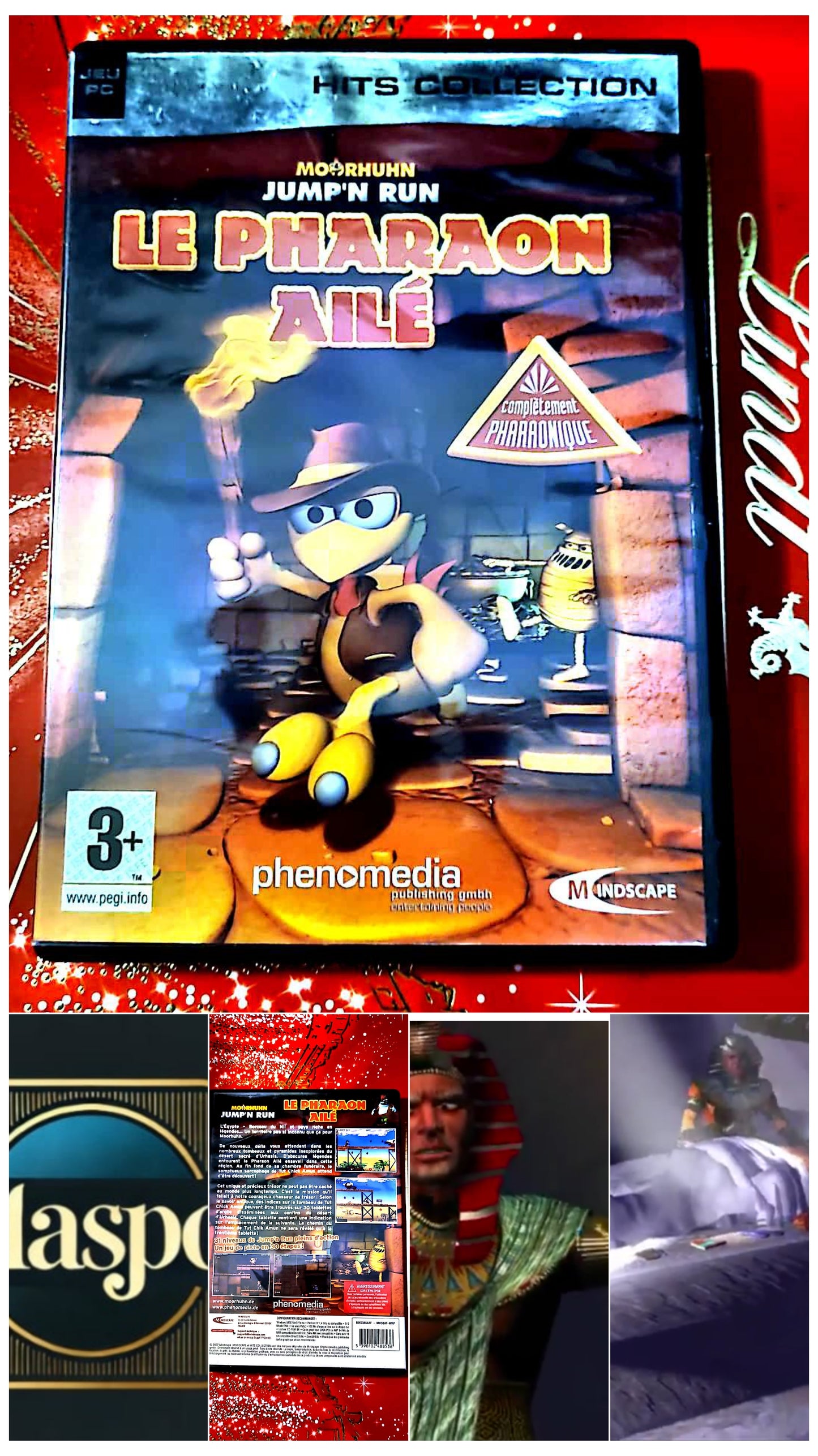 Jeu vidéo PC : jump'n run le pharaon ailé