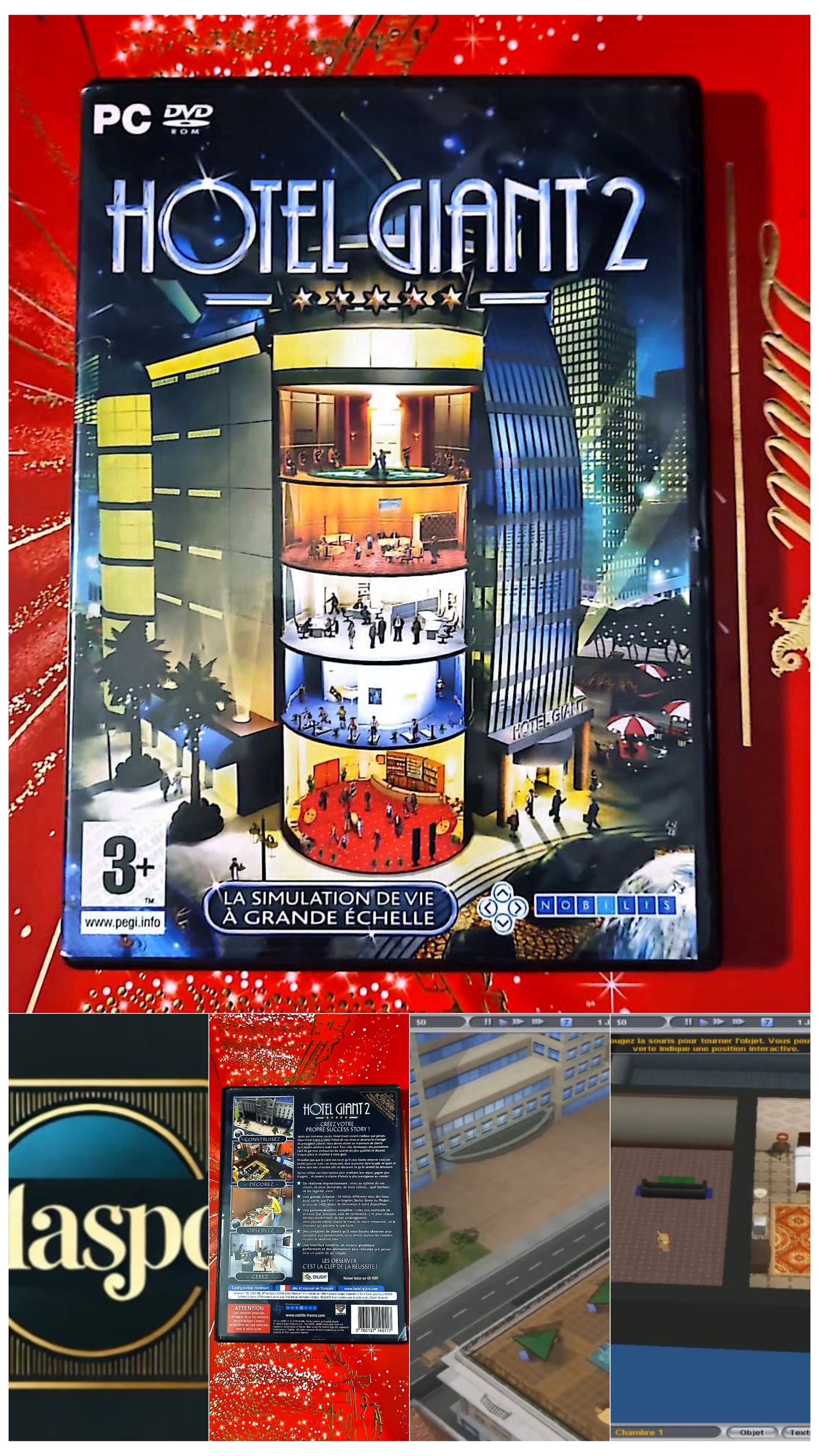 Jeu vidéo PC : hotel giant 2 gameplay pc