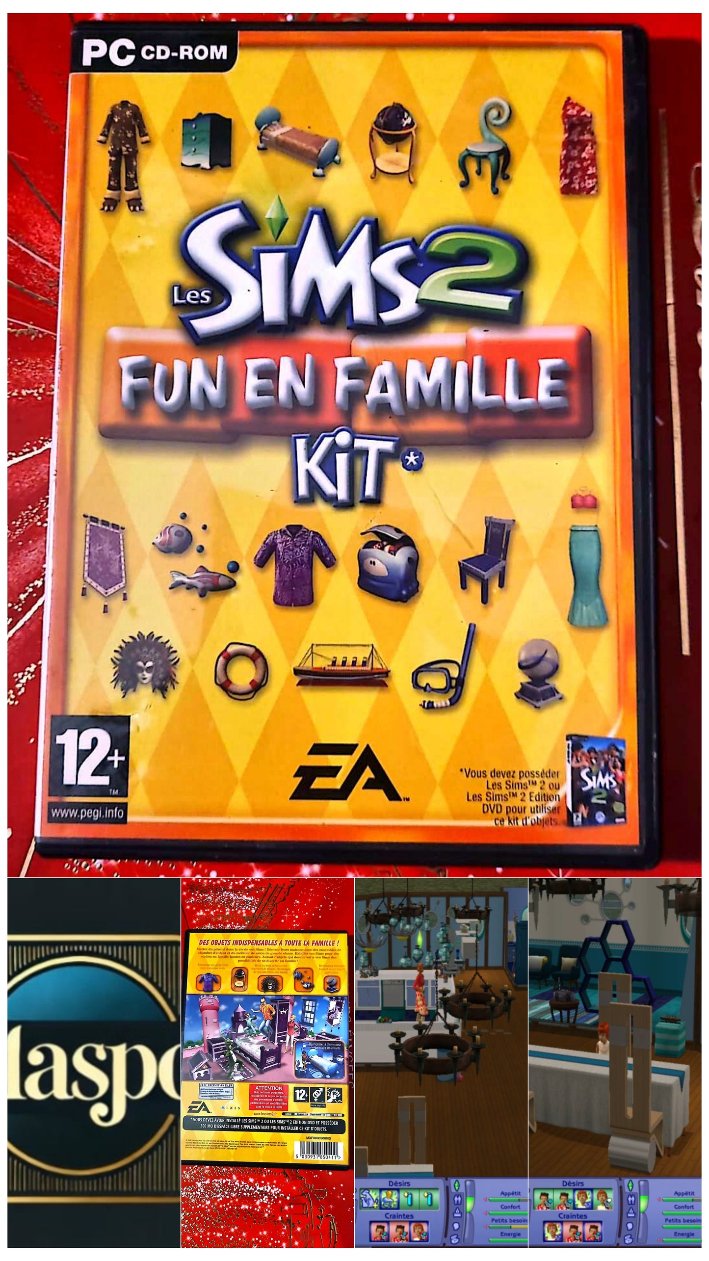 Jeu vidéo PC : les sims 2 fun en famille Kit pc