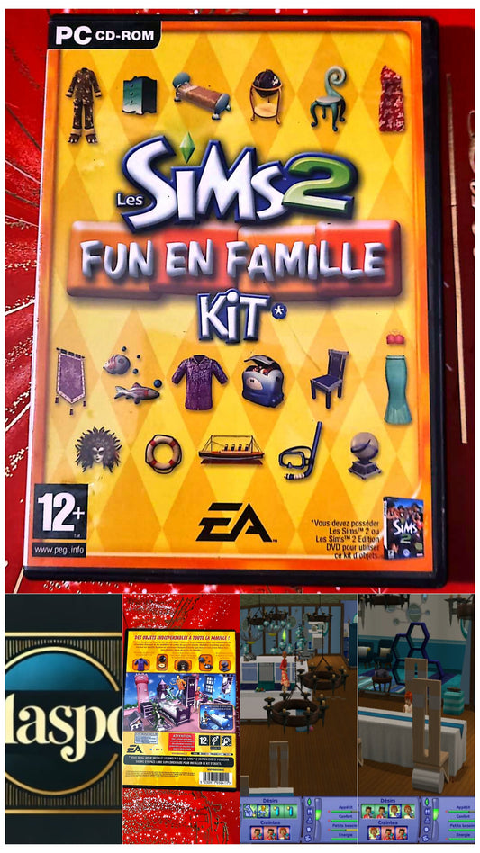 Jeu vidéo PC : les sims 2 fun en famille Kit pc