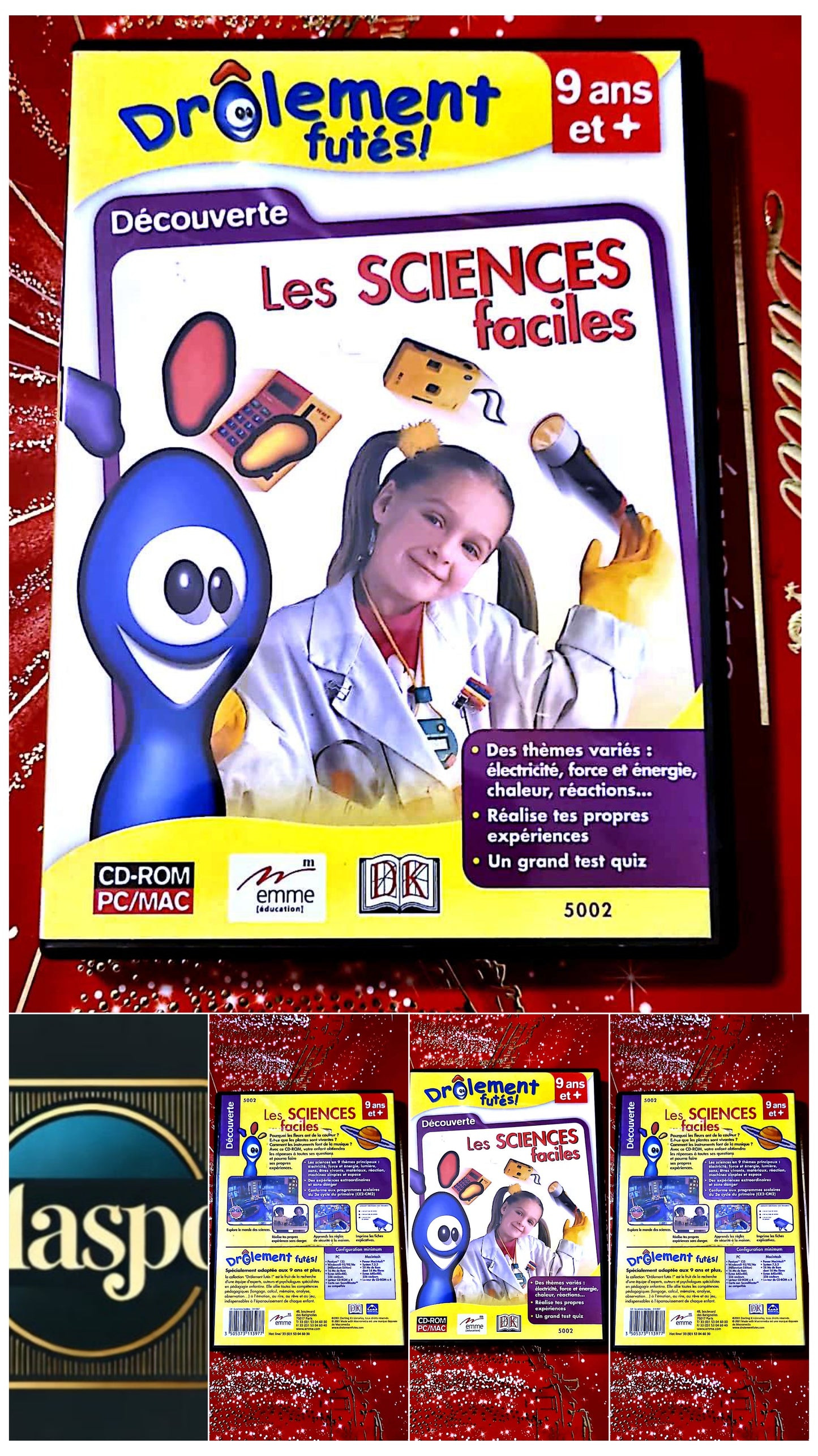 Jeu vidéo PC : drôlement futés 9ans+ découverte les sciences faciles