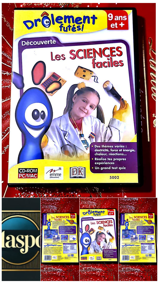 Jeu vidéo PC : drôlement futés 9ans+ découverte les sciences faciles