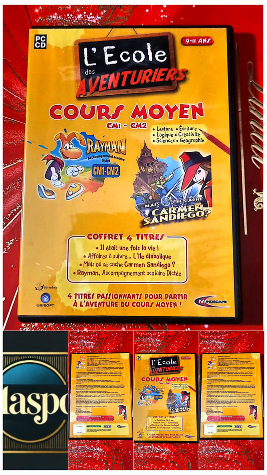 Jeu vidéo PC : L'école des aventuriers cours moyen CM1-CM2 pc Par blasp