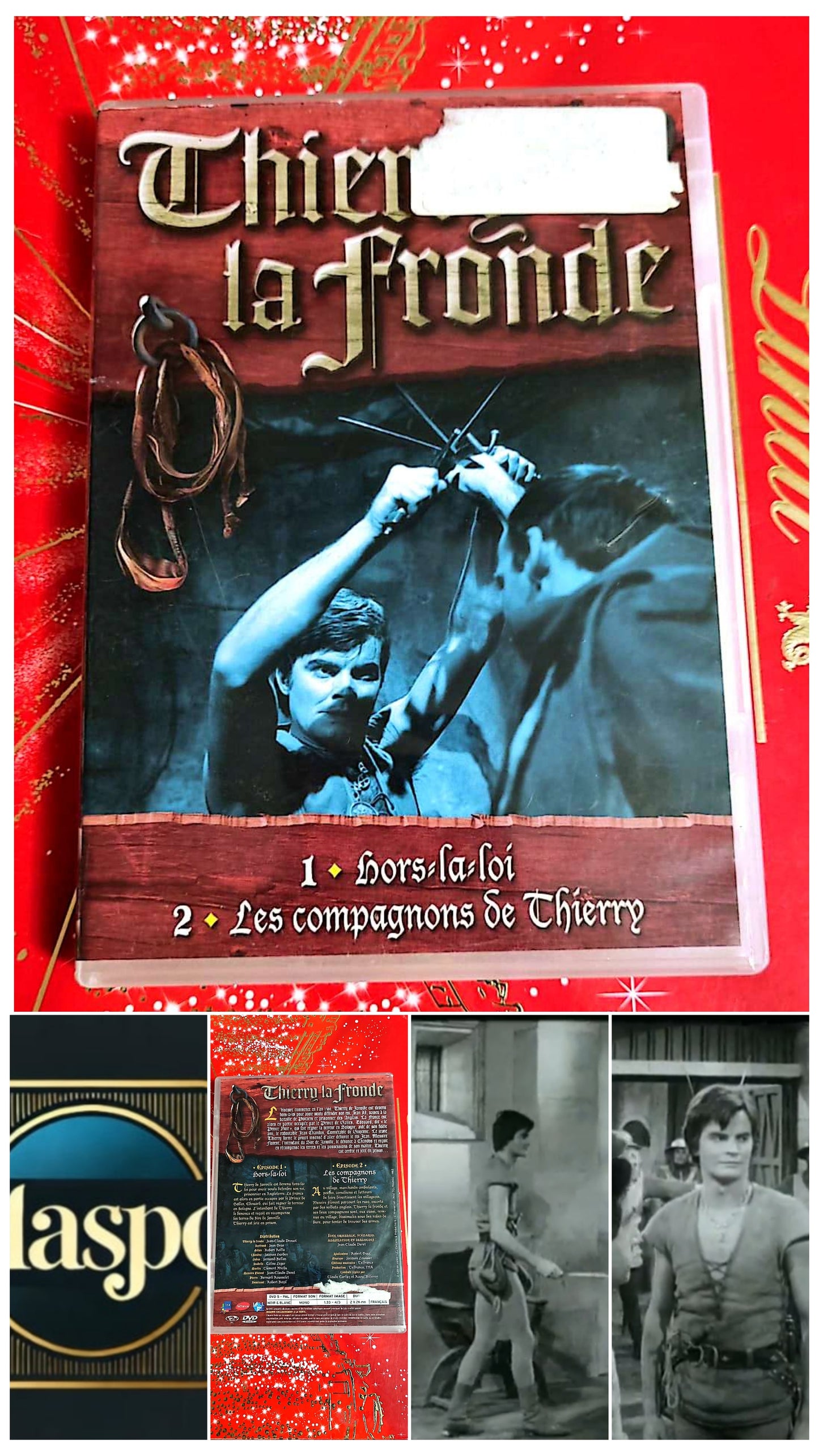 DVD : thierry la fronde 1 hors la loi 2 les compagnons de Thierry
