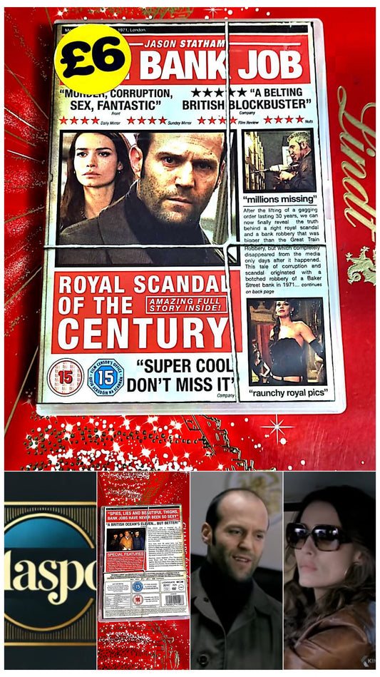 dvd jason statham the bank job royal scandal of the century