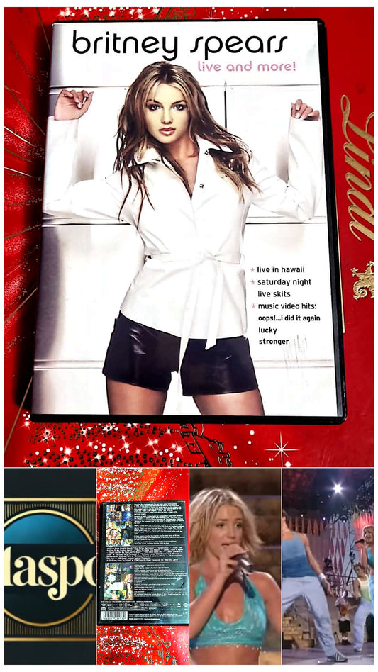 DVD britney speass live and more