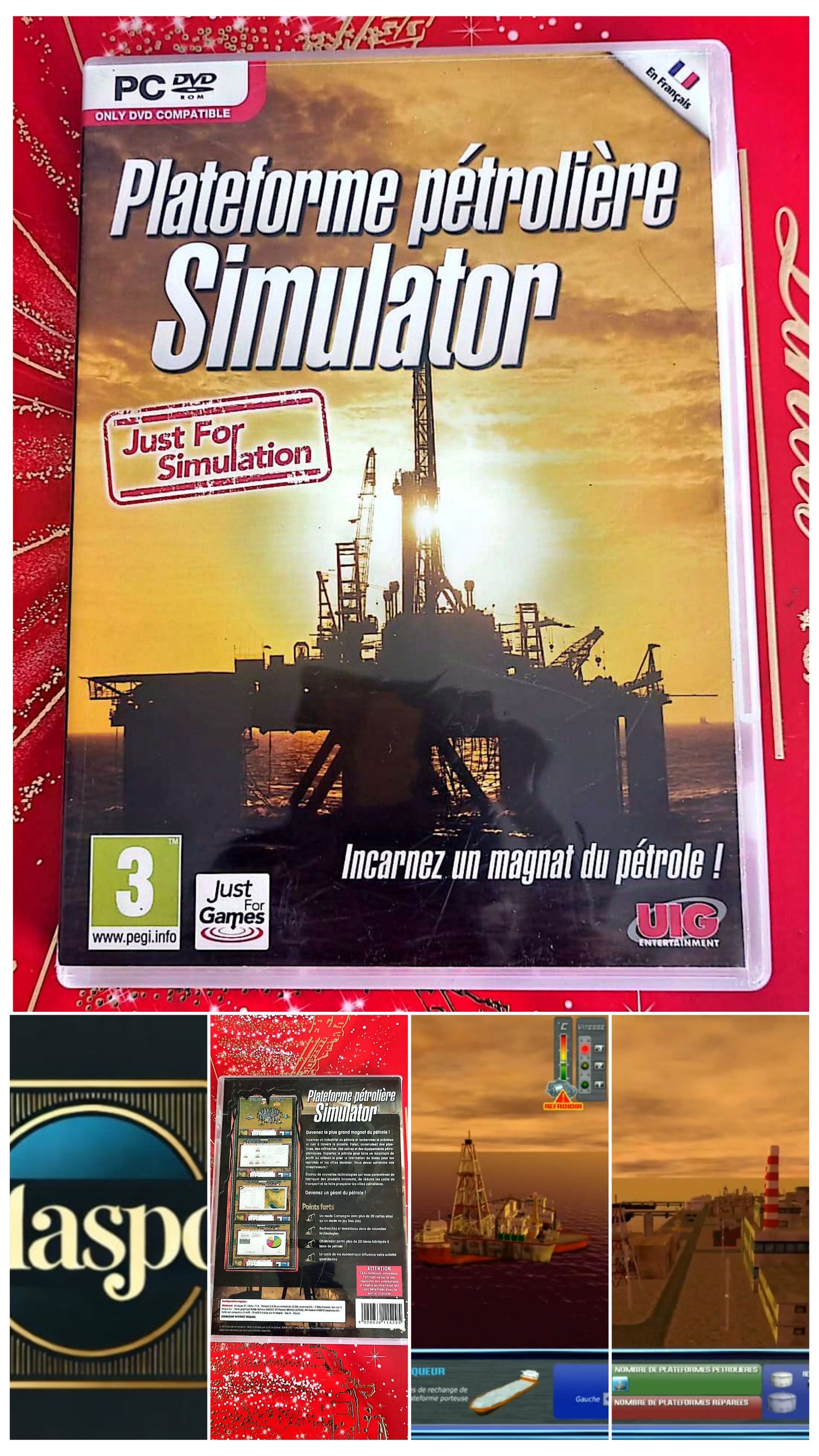 Jeu vidéo PC : plateforme pétrolière simulator jeu PC