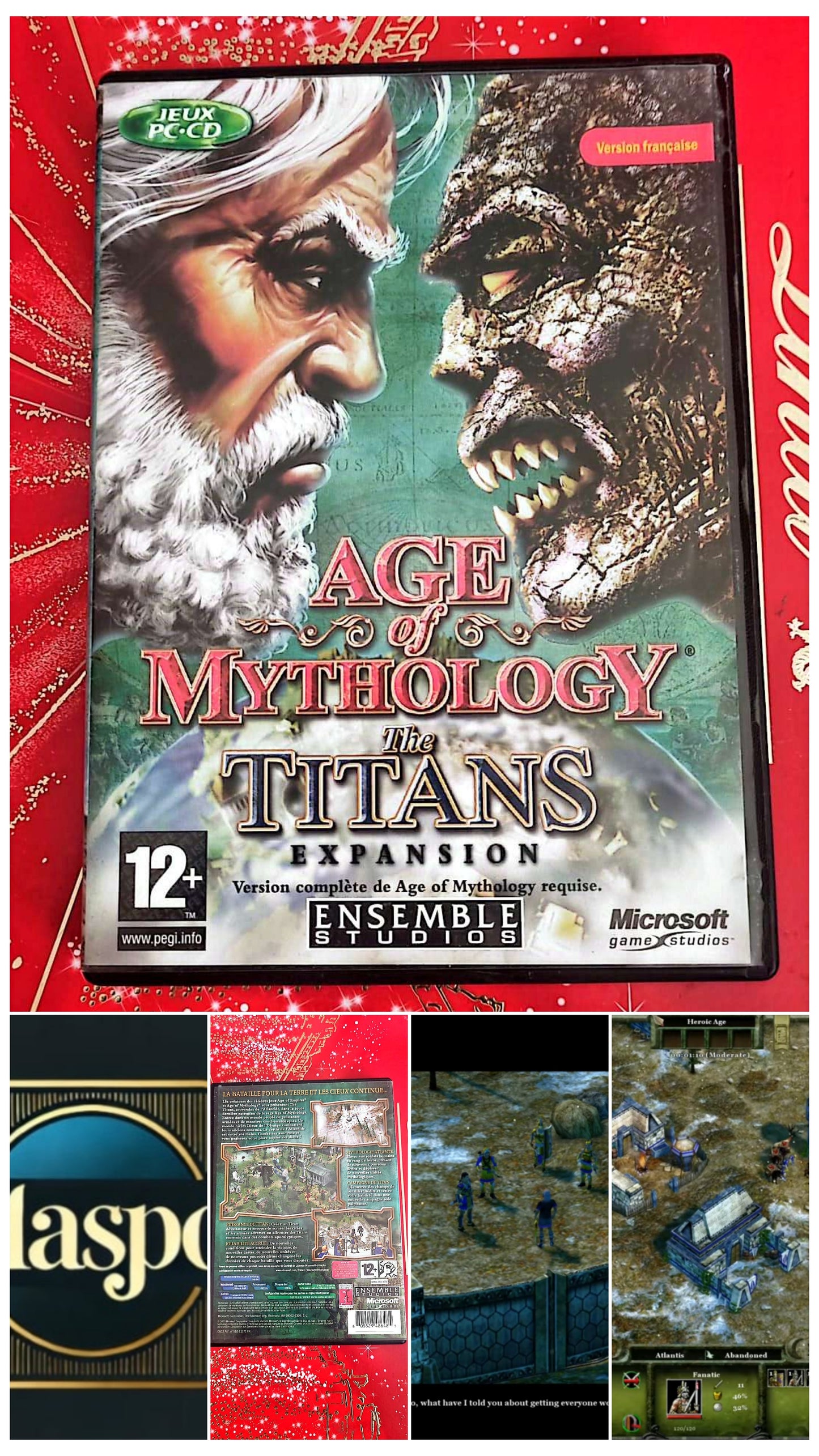 Jeu vidéo PC : age of mythology the titans expansion jeu PC