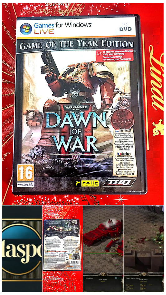 Jeu vidéo PC : game of the year edition dawn of war