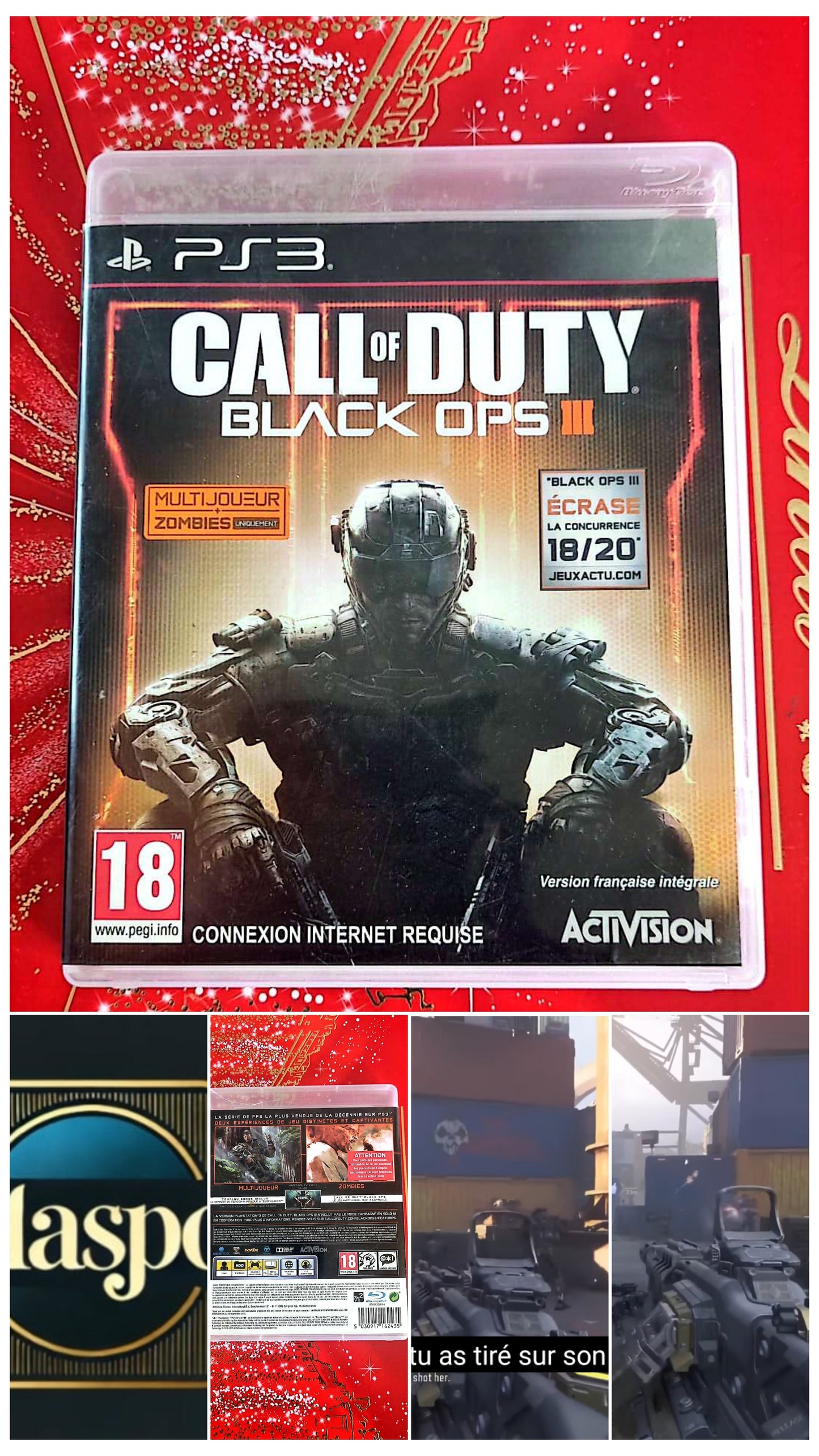 Jeu vidéo PS3 : call of duty black ops iii ps3
