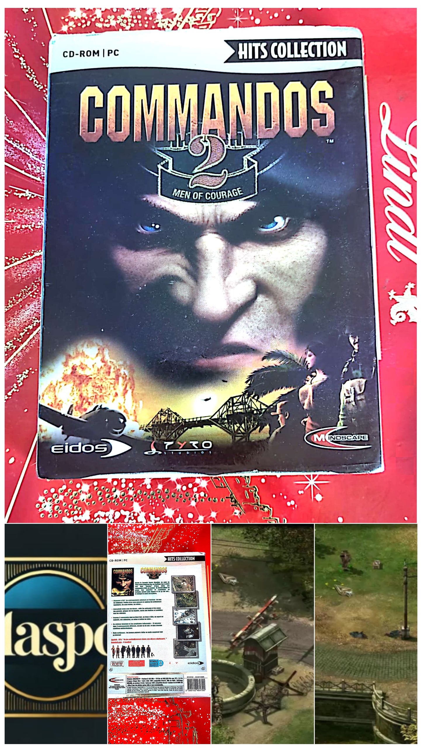 Jeu vidéo PC : hits collection commandos 2 men of courage