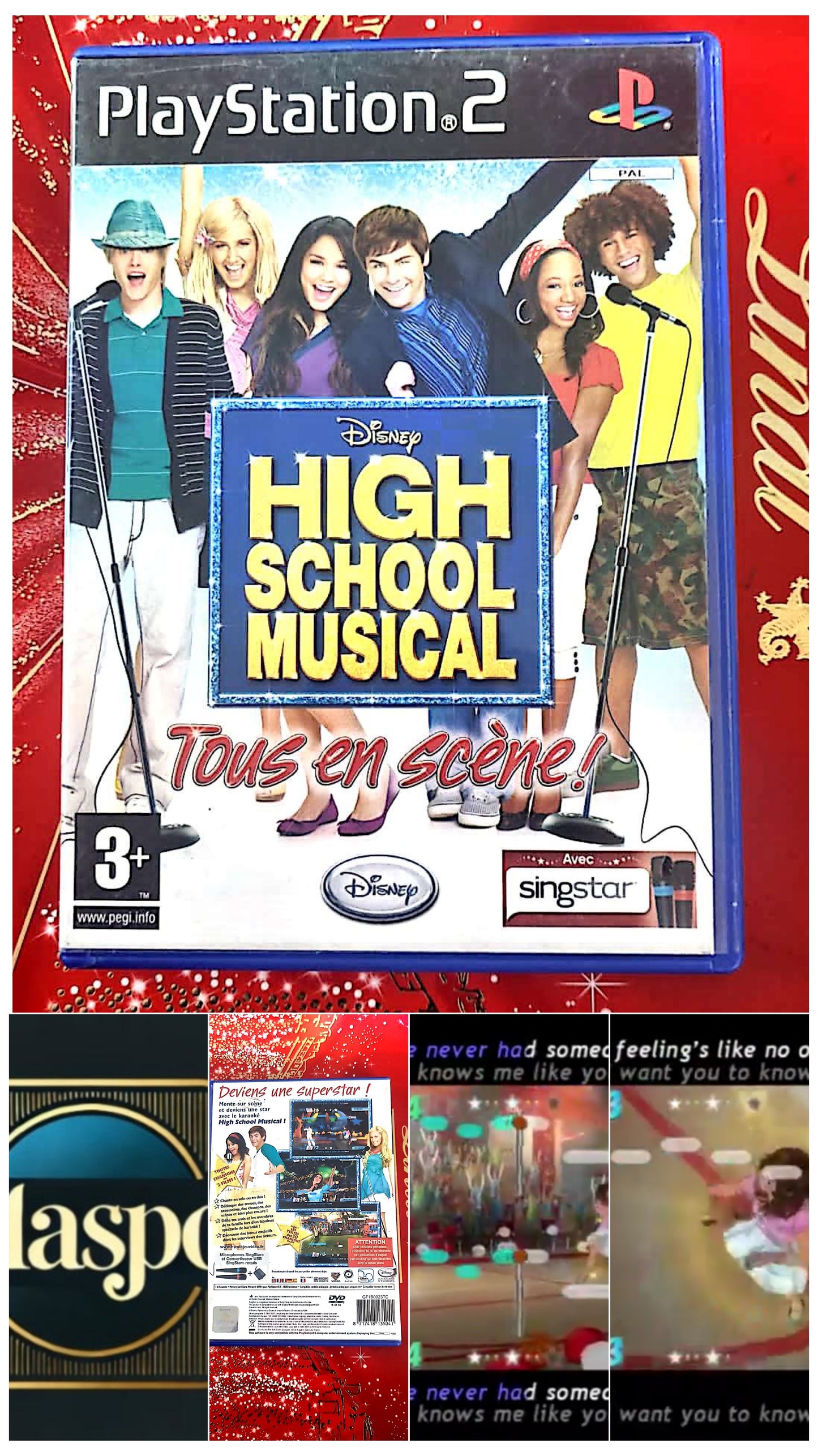 Jeu vidéo PS2 : ps2 disney high school musical tous en scene