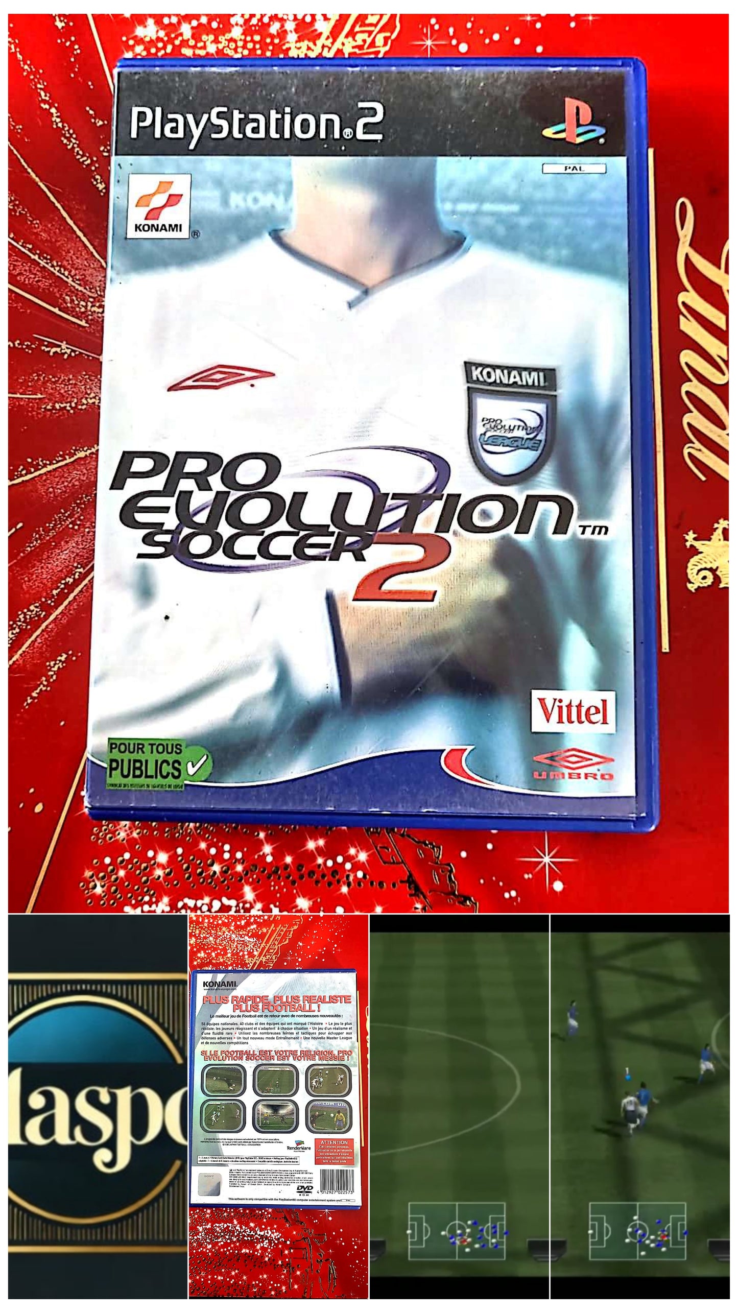 Jeu vidéo PS2 : ps2 pro evolution soccer 2