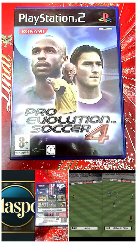 Jeu vidéo PS2 : konami pro evolution soccer 4