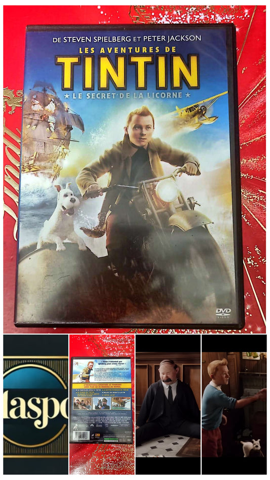 DVD : les aventures de tintin le secret de la licorne