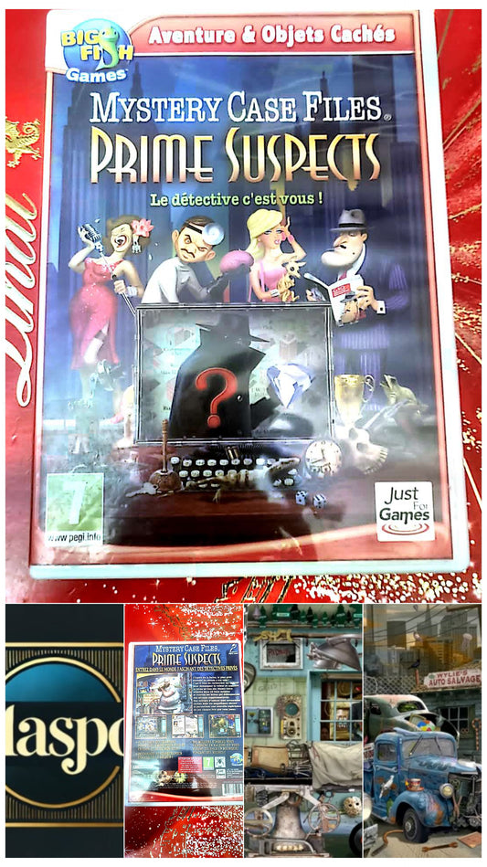 Jeu vidéo PC : pc mystery case files prime suspects la detective c'est vous